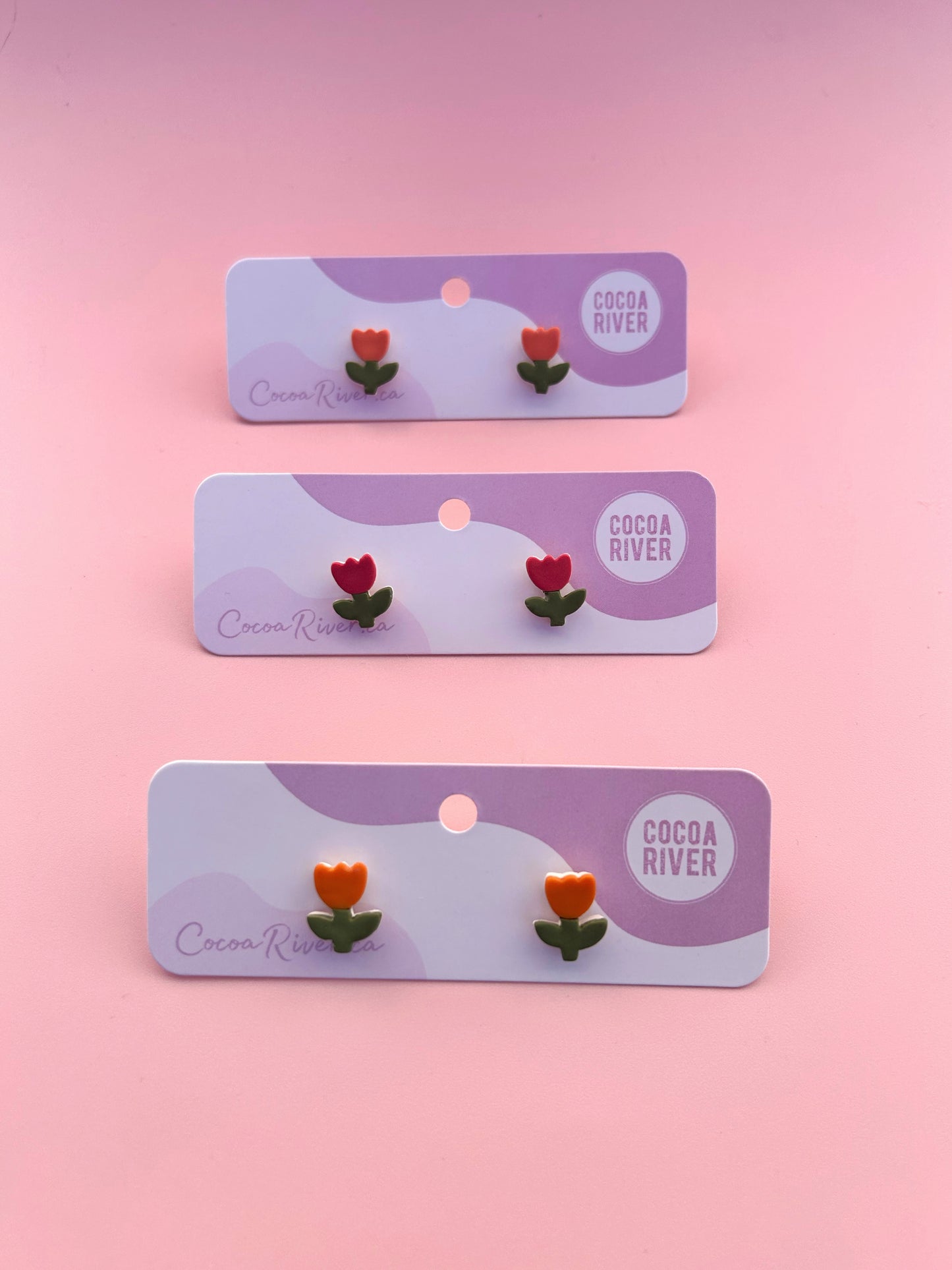 Baby Tulip Studs (925s)