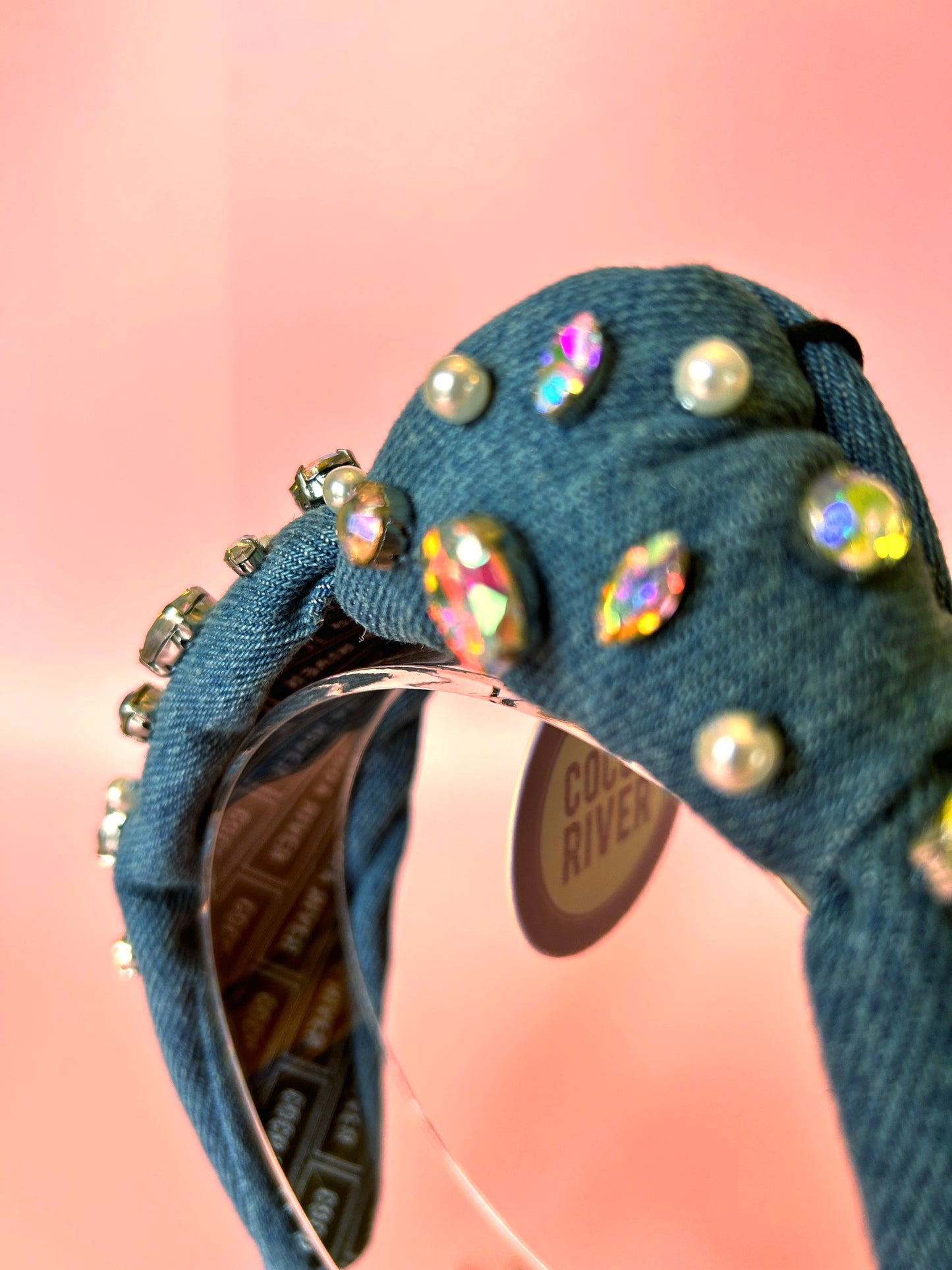 Denim Gem Shine Bright Headband