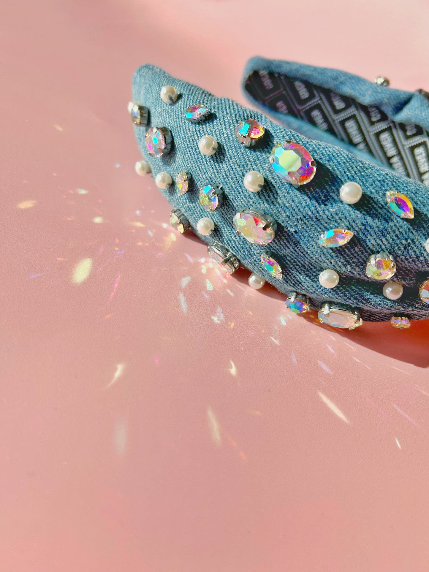 Denim Gem Shine Bright Headband