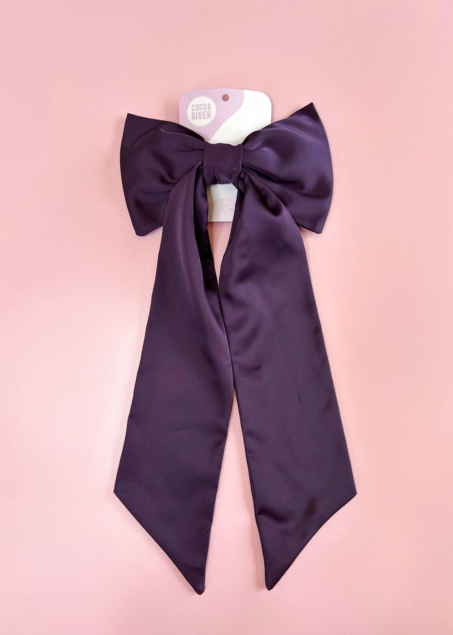Plum Purple - Bow & Tails