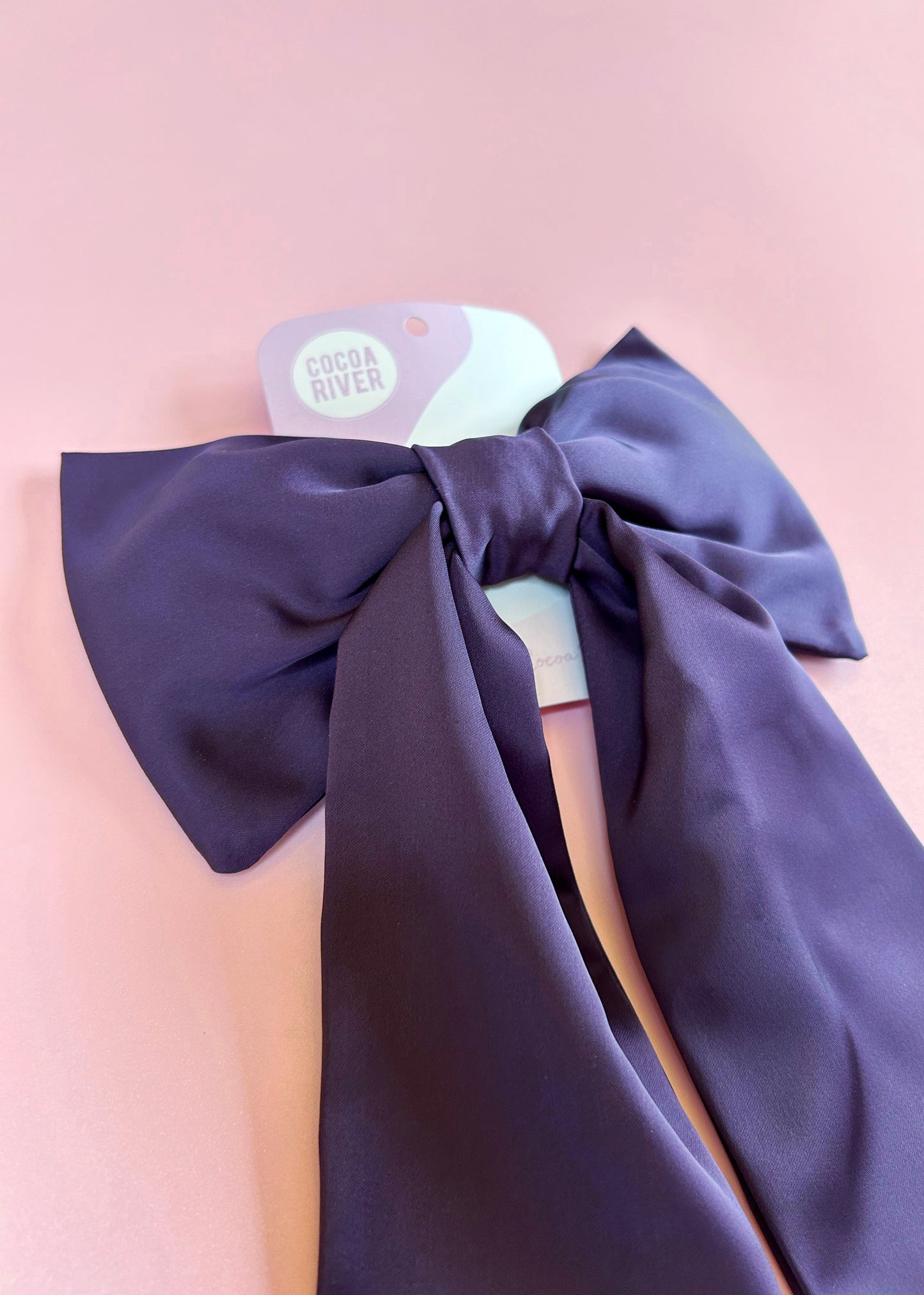 Plum Purple - Bow & Tails