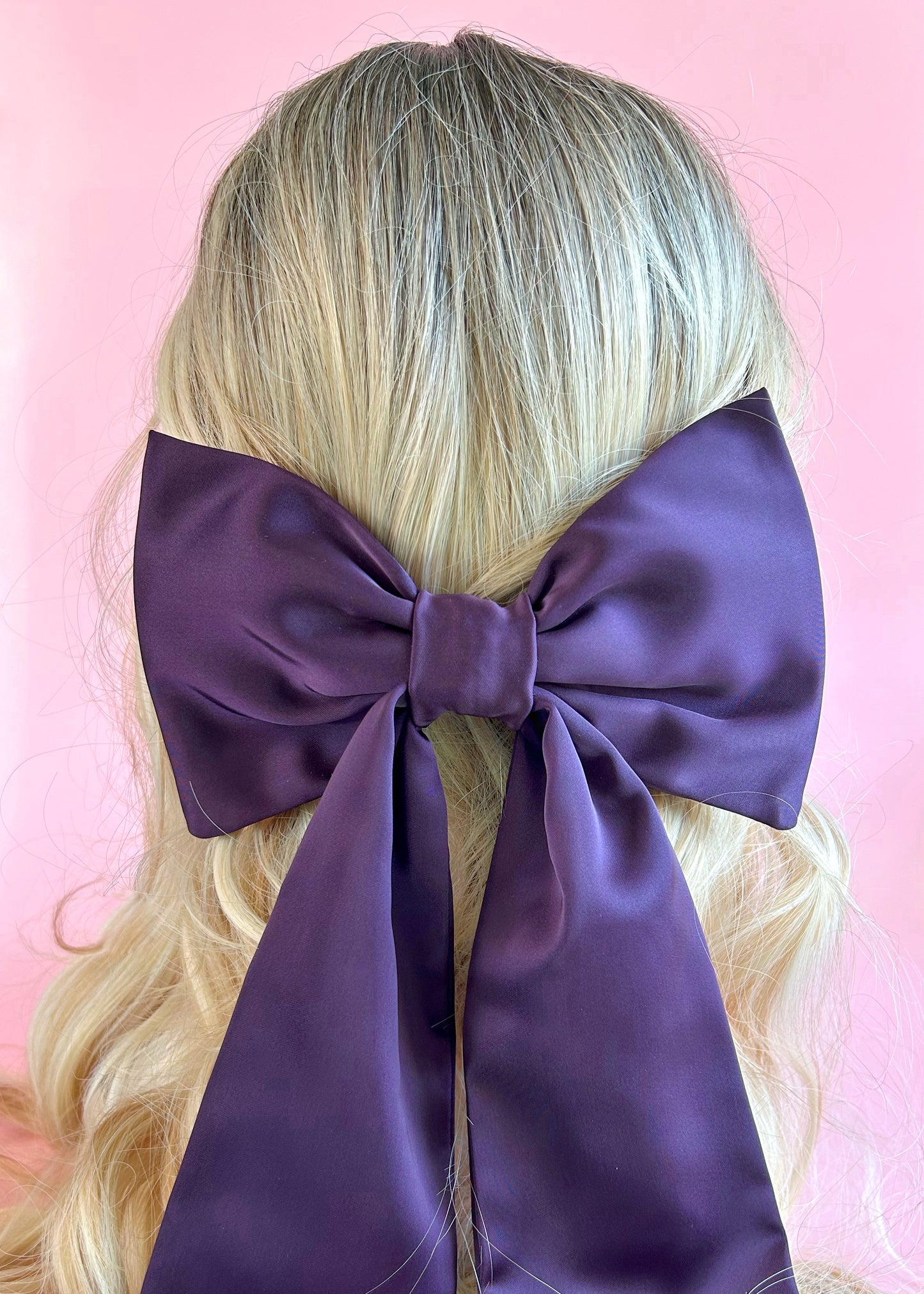 Plum Purple - Bow & Tails
