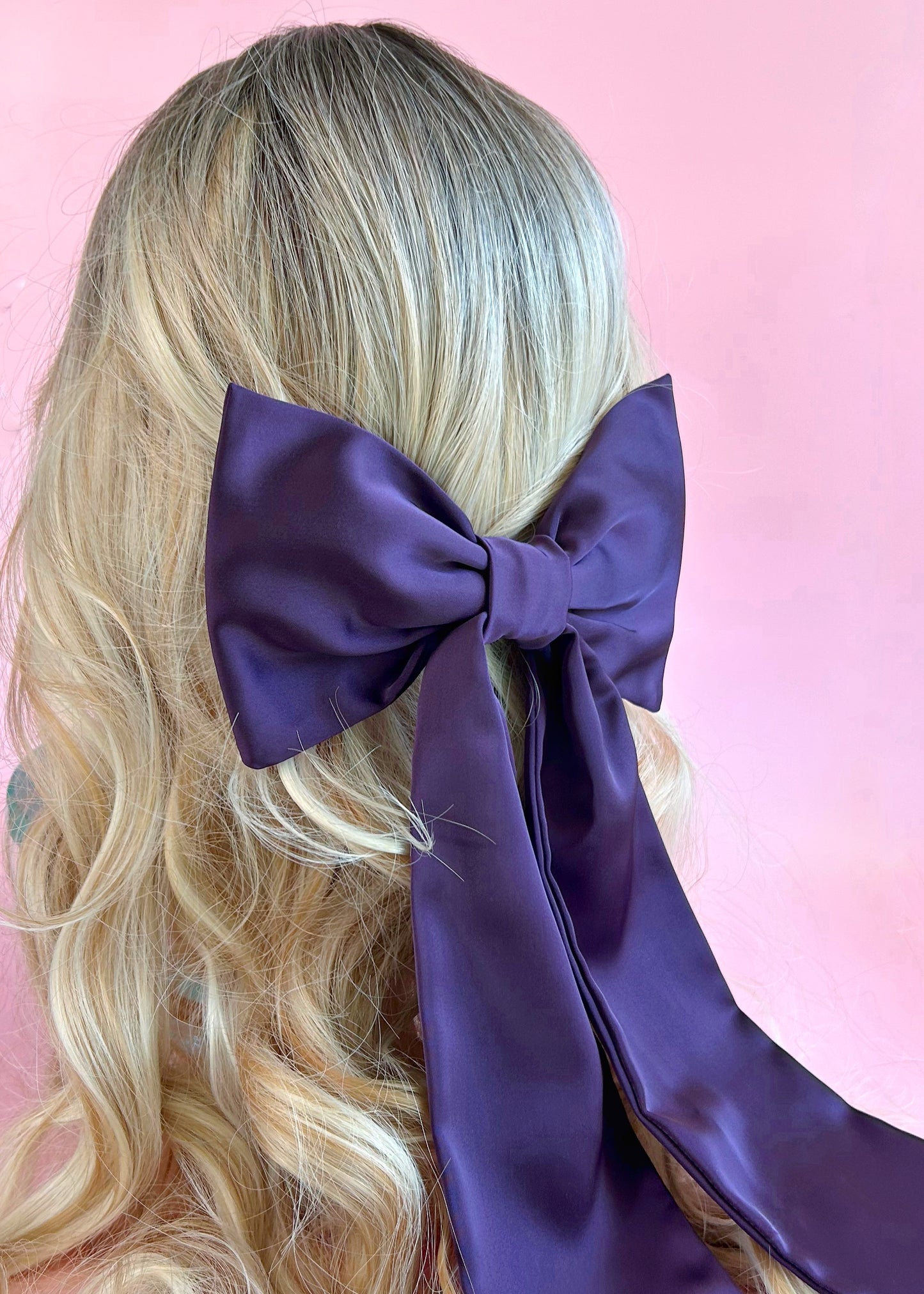 Plum Purple - Bow & Tails
