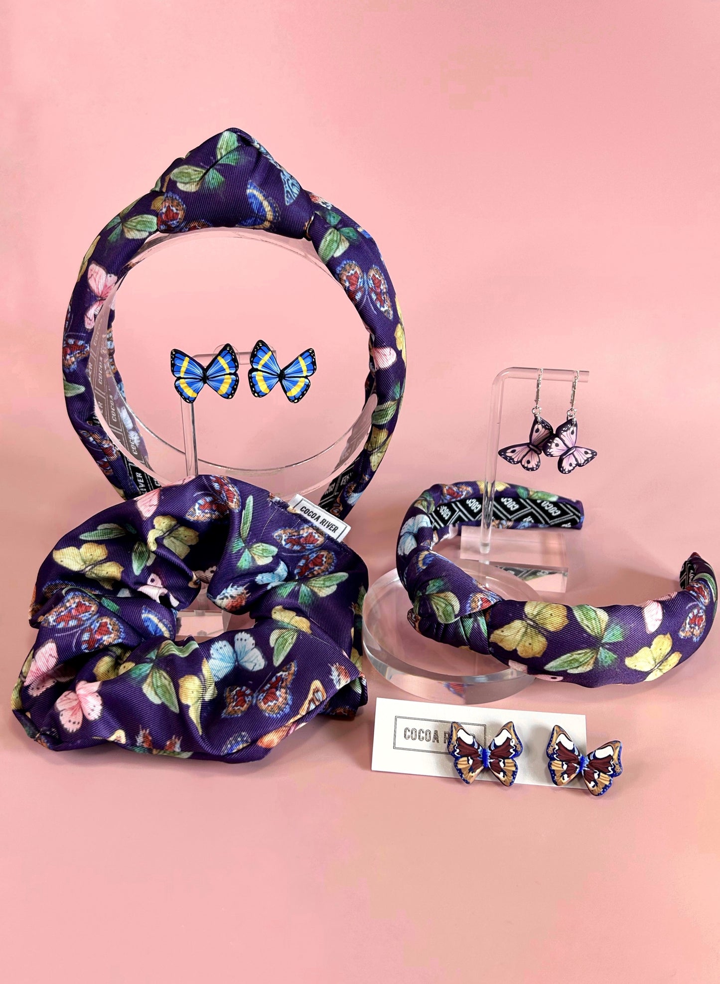 Metamorphosis- Pink Spotted (dangle .925s)