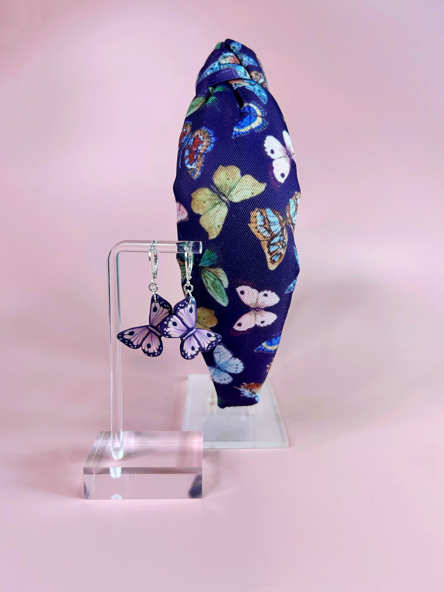 Metamorphosis- Pink Spotted (dangle .925s)