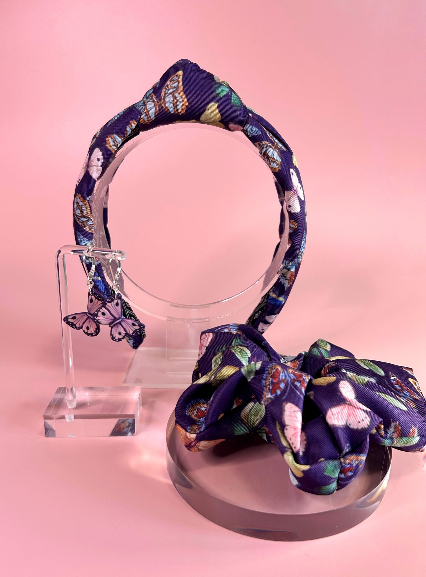 Metamorphosis- Pink Spotted (dangle .925s)