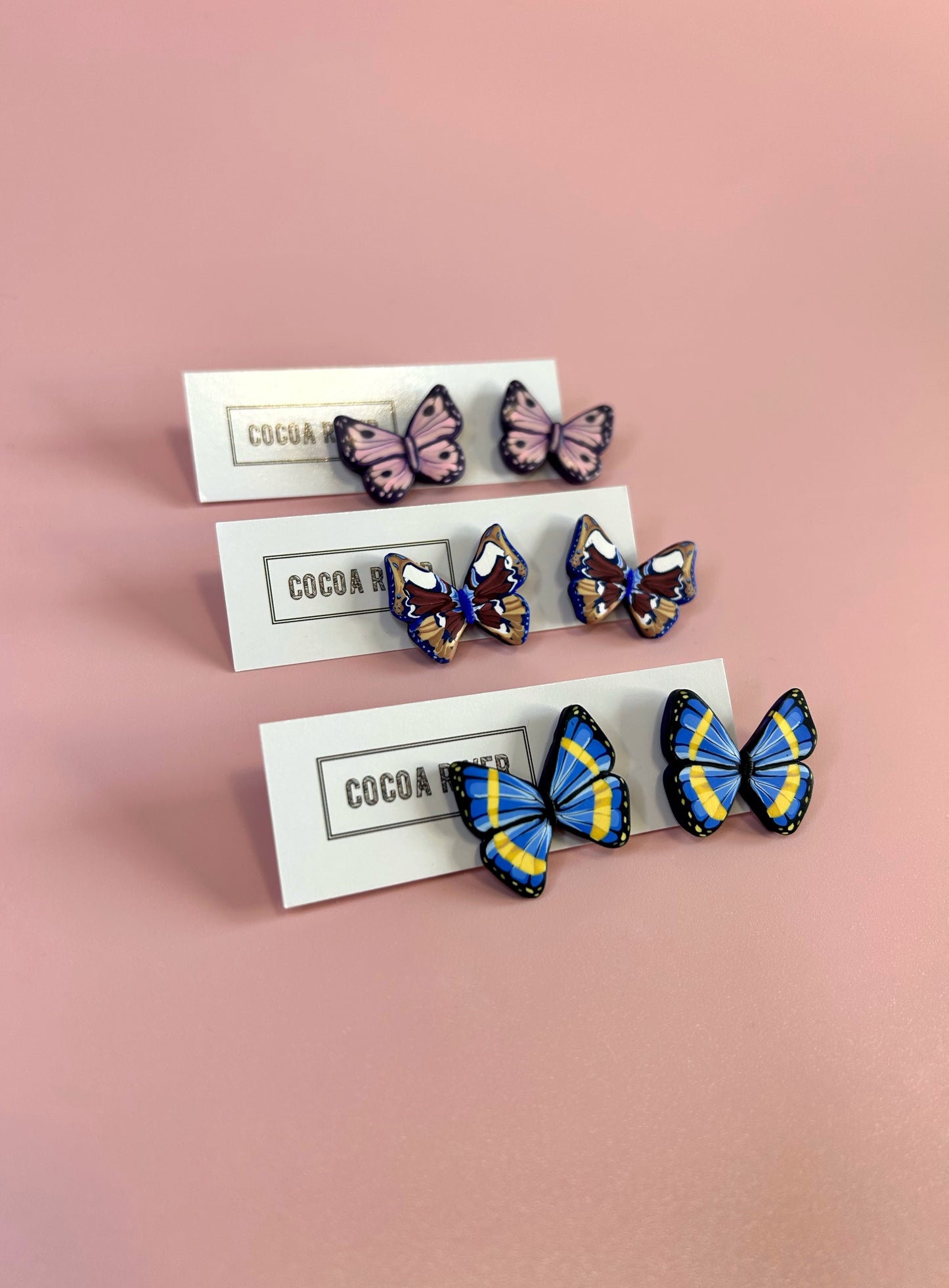 Metamorphosis- African Butterfly (full stud .925s)