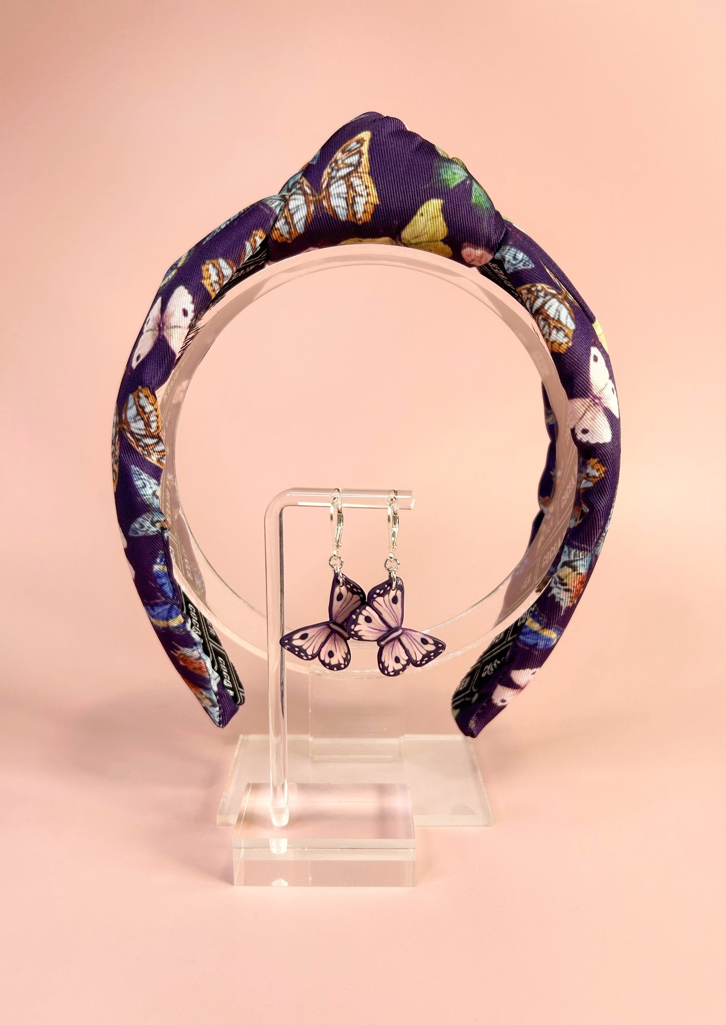Metamorphosis- Pink Spotted (dangle .925s)
