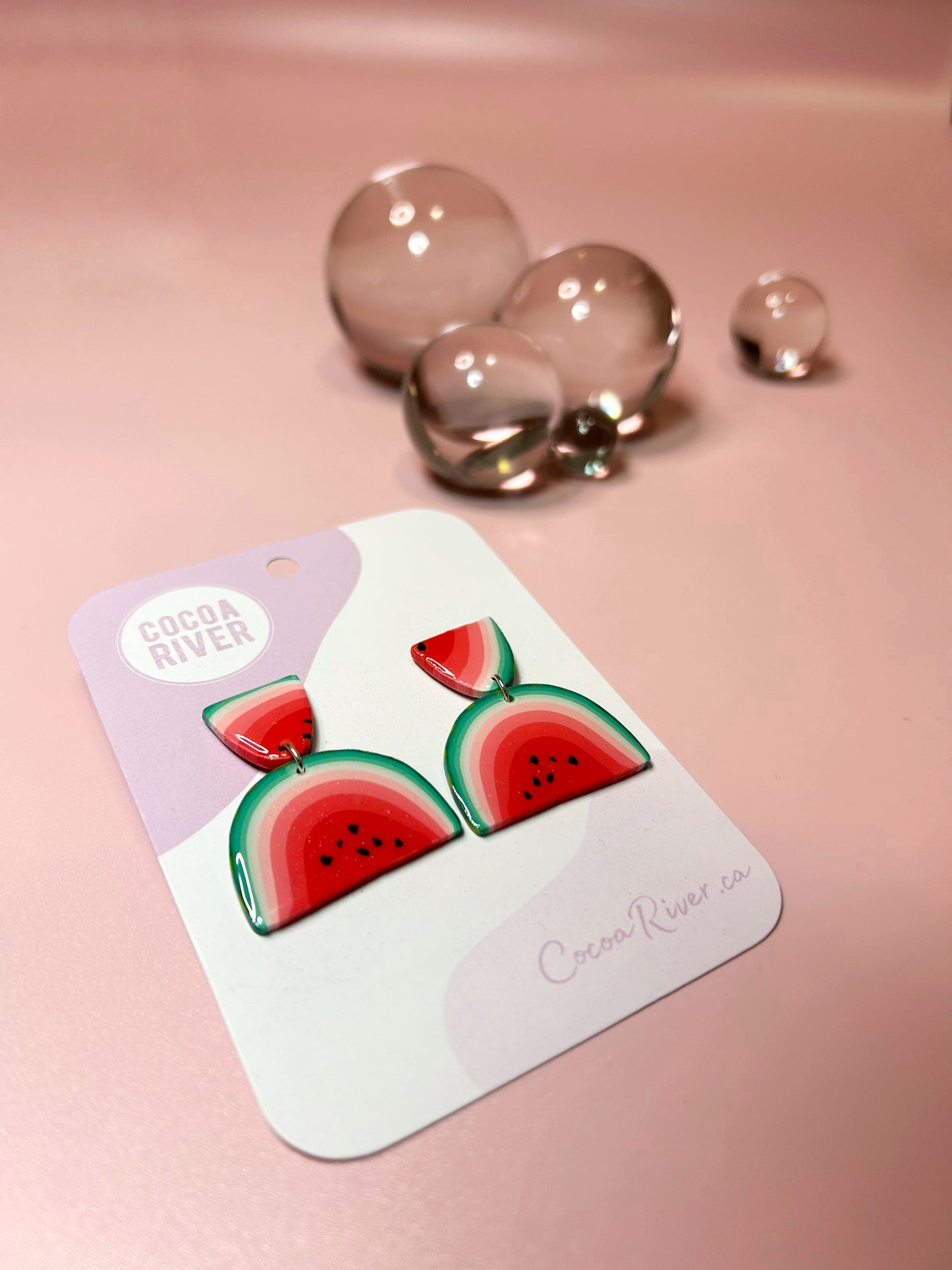 Watermelon Dangles (.925s)