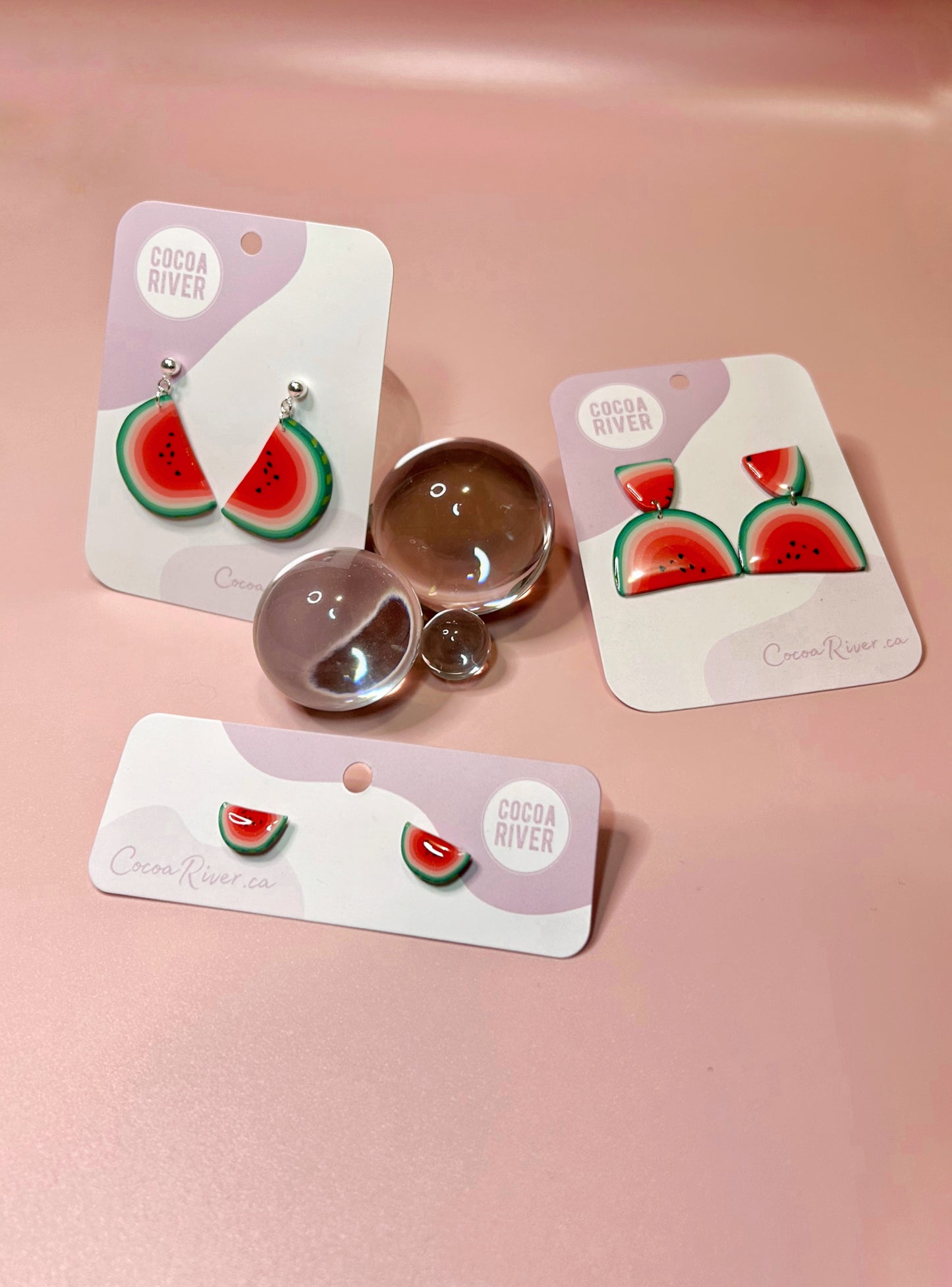 Watermelon Dangles (.925s)