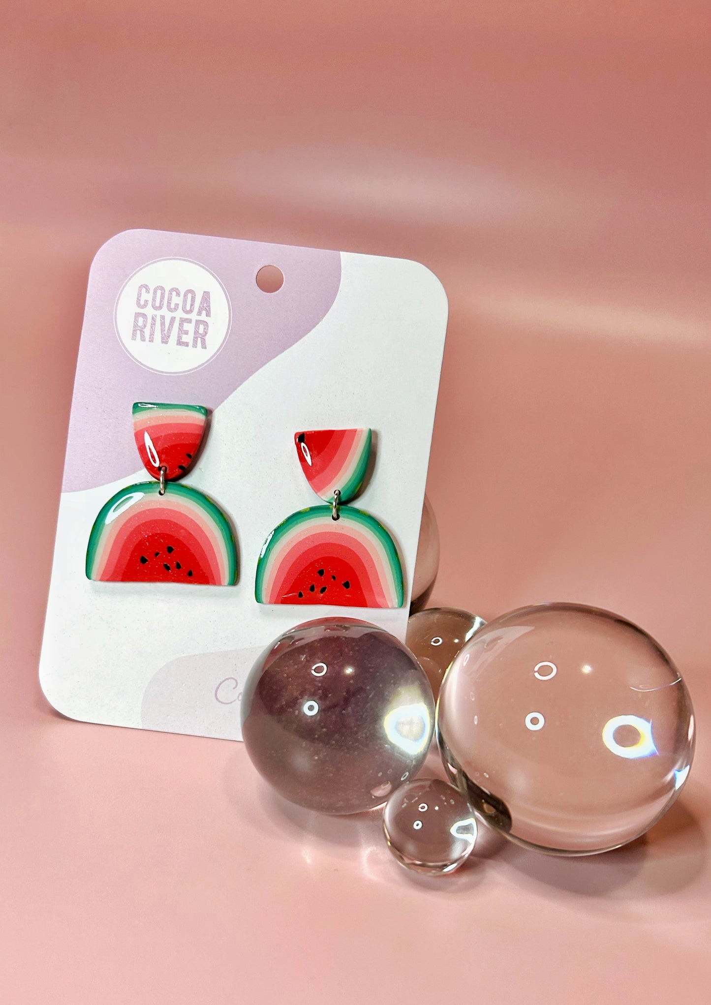 Watermelon Dangles (.925s)