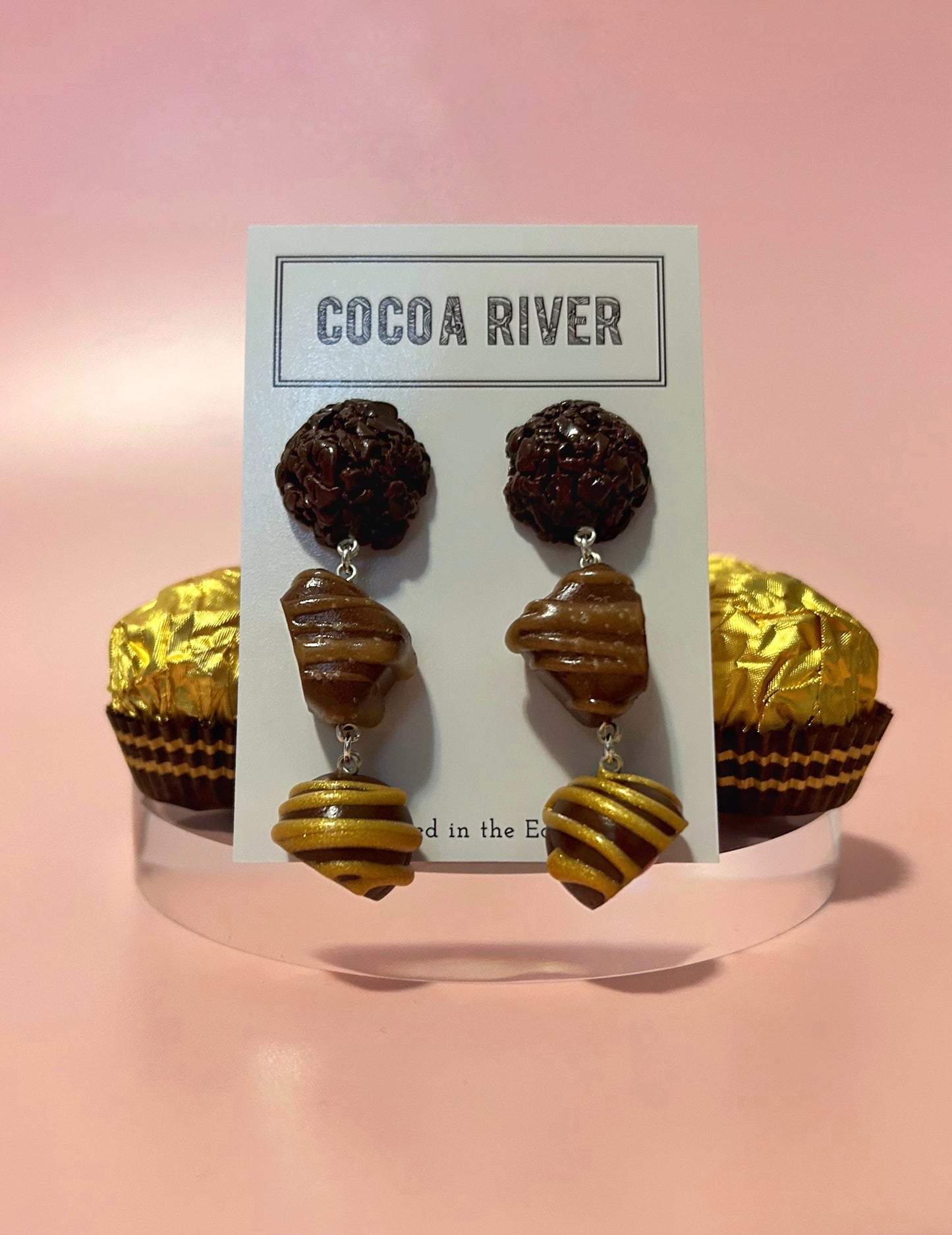 Chocolate Box Dangles (.925s)