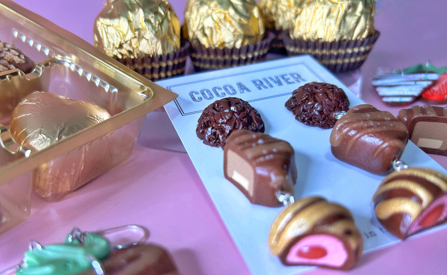 Chocolate Box Dangles (.925s)