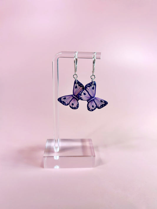 Metamorphosis- Pink Spotted (dangle .925s)