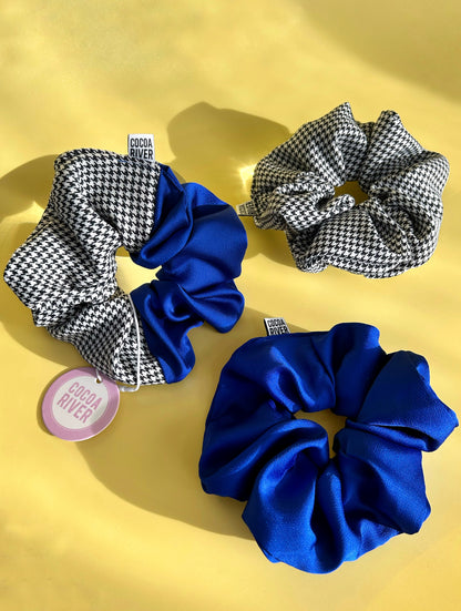 Houndstooth Jumbo Scrunchie