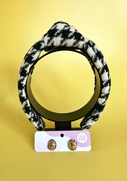 Houndstooth Comfort+ Headband