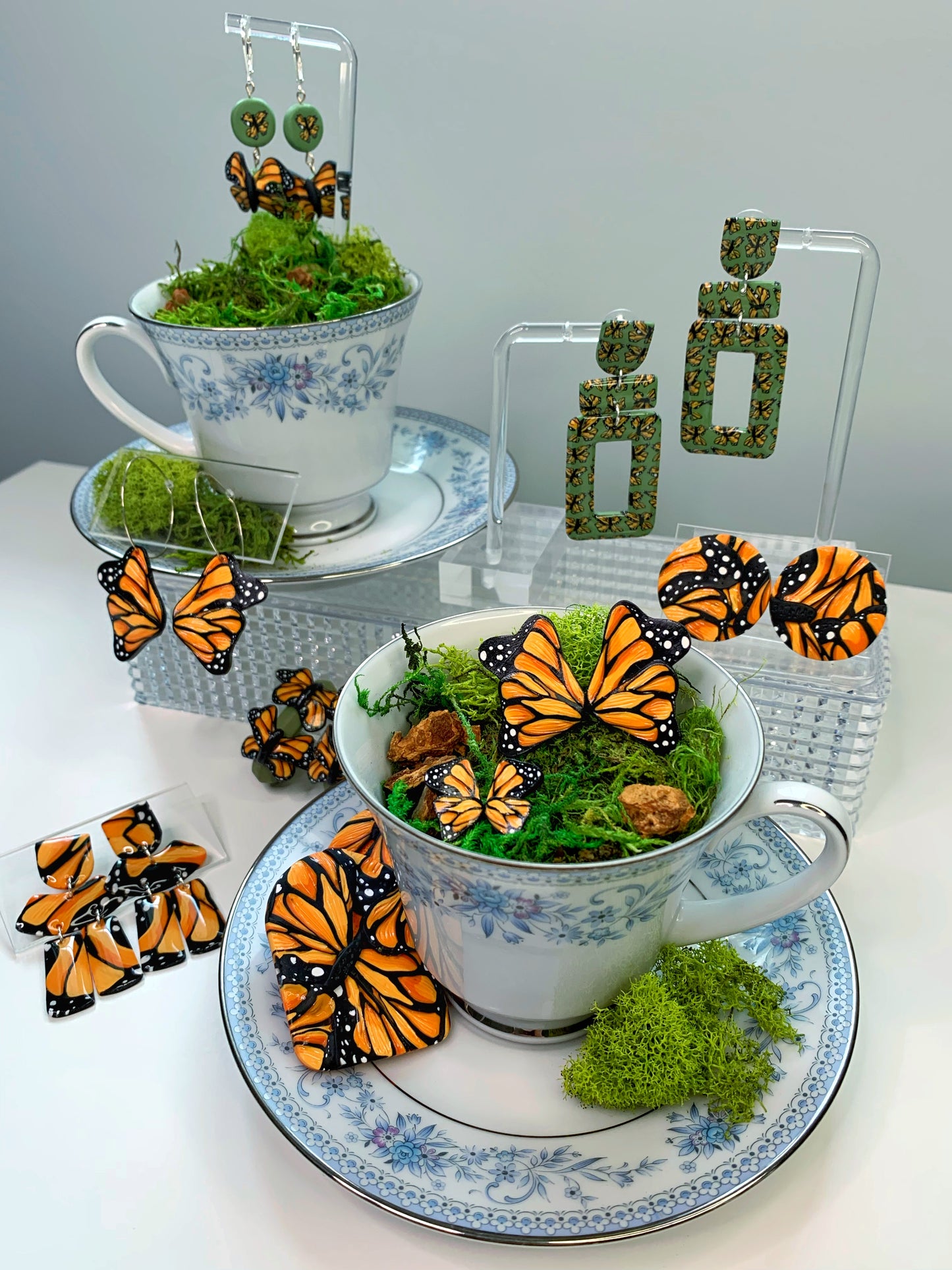 Hoop Monarch Wings (925s)
